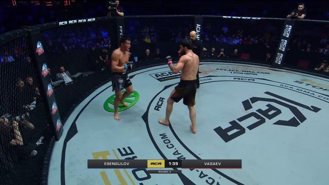 Эдил Эсенгулов Vs. Абубакар Вагаев | Edil Esengulov Vs. Abubakar Vagaev | ACA 172