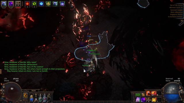 3.20 Saboteur Hexblast mine Uber Sirus смотреть онлайн