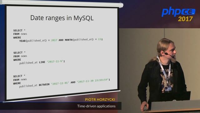 Piotr Horzycki: Time-driven applications смотреть онлайн