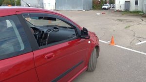 Автодром Гаи. Упражнение Гараж. Въезд в бокс. Как припарковаться задом. Упражнения на площадке.