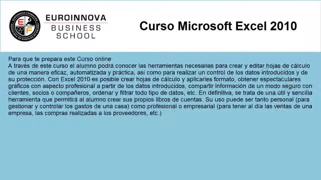 curso excel 2010 online смотреть онлайн