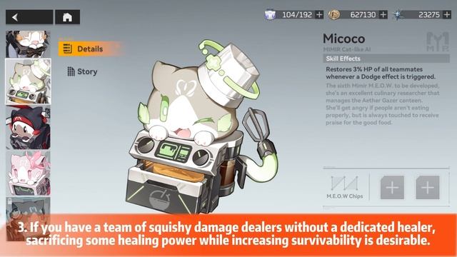 Aether Gazer Meow (M.E.O.W) and Chip Recommendation Based on Your Team смотреть онлайн