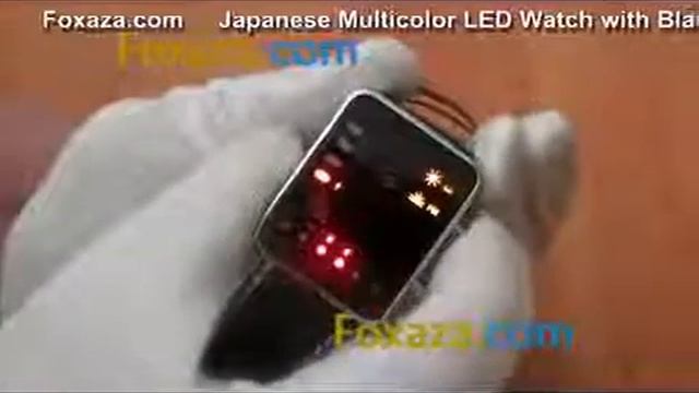 Водонепроницаемые светодиодные наручные часы LED. смотреть онлайн