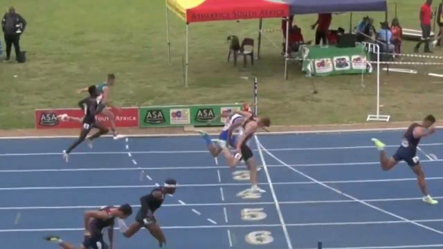 Naeem Jack 2023 SA Boys U18 Championships 110m Hurdles in NEW SA RECORD of 13.25 - Pietermaritzburg смотреть онлайн