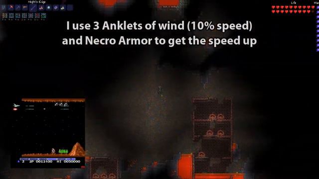 Terraria Guide - Underworld chest/dark lance farming made easy смотреть онлайн