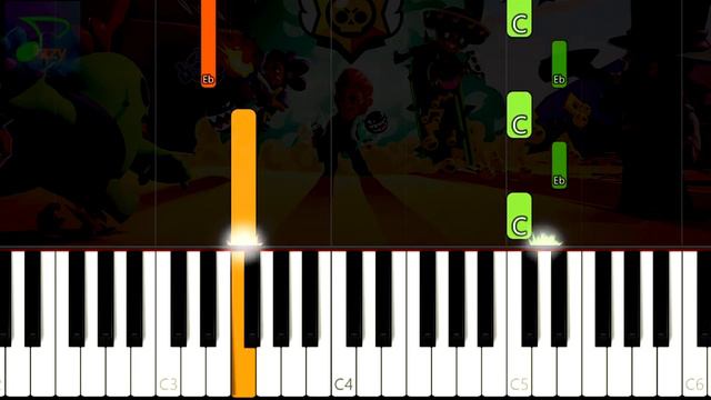 Brawl Stars - Menu Theme | Easy Piano смотреть онлайн