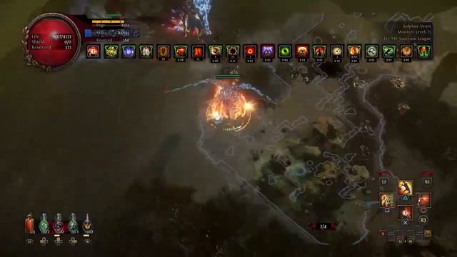 [POE-PS4] HCSSF 3.20 Juggernaut Bonezone のんびり呑みながら [Path of Exile] смотреть онлайн