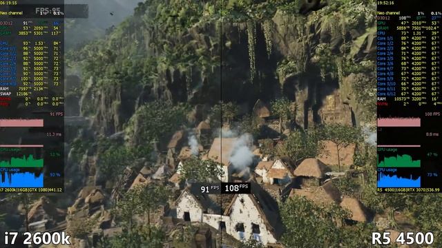 i7 2600k vs Ryzen 5 4500 Test in 13 Games or R5 4500 vs i7 2600k OC 5 GHz смотреть онлайн