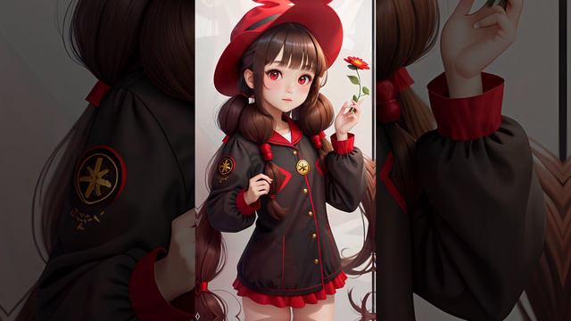 AI girl Hu Tao | Genshin Impact | AI Lookbook | AI Cosplay | 美少女 | AI Art | #AI смотреть онлайн