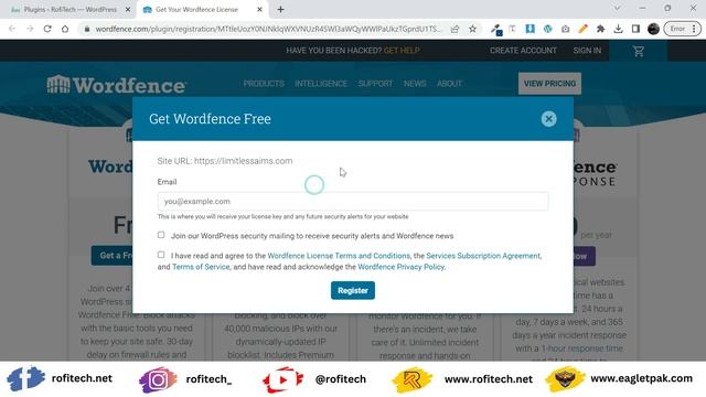 WordPress Security Tutorial (2023) | Install & Configure WordPress Wordfence Plugin | RofiTech смотреть онлайн