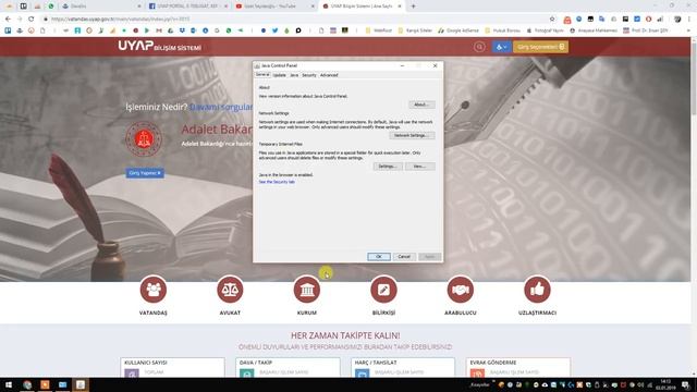 UYAP - Application Blocked by Java Security hatası çözümü смотреть онлайн