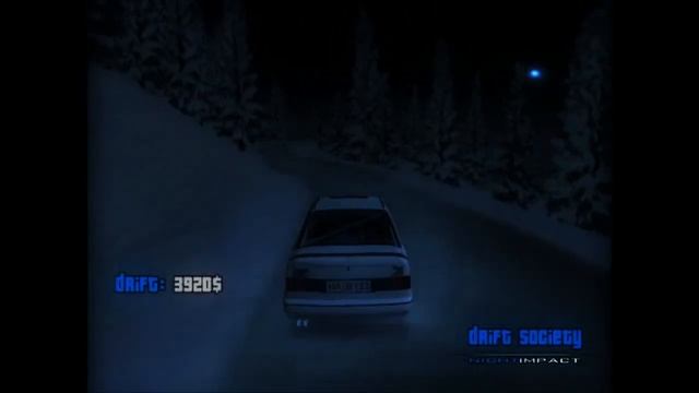 GTA SA - Ford Sierra on icy canyons смотреть онлайн