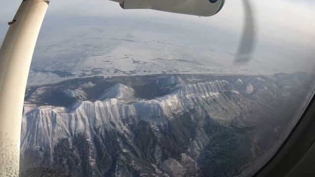 Сахалин с высоты. TG 1012 Александровск - Южно-Сах. Viking DHC-6-400 Twin Otter RA-67265 Taiga Air смотреть онлайн