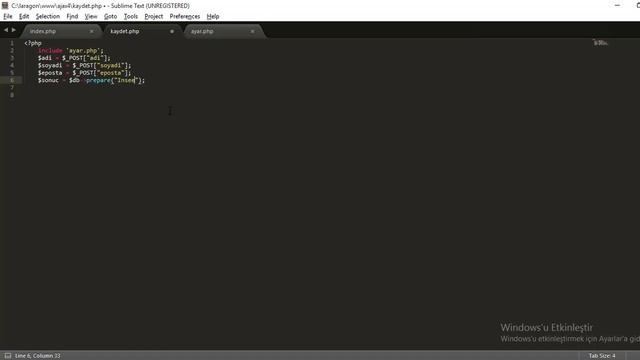 ajax + php anlık post işlemi смотреть онлайн