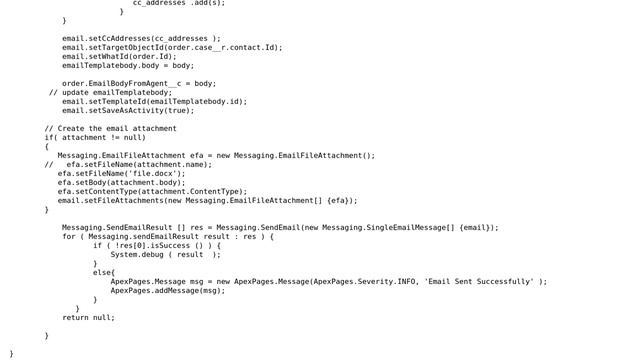 Salesforce: Email File Attachment type смотреть онлайн