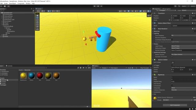 Unity Enemy Ai Attack - Enemy Ai Attack the Player-Unity Tutorial-( Enemy Ai Shooting the Attacking смотреть онлайн