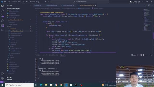 Upload and Download Files from MongoDB for Digital Certification Blockchain смотреть онлайн