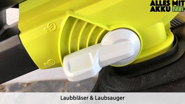 Ryobi OBV18 ONE Akku Laubbläser Test | Alles Mit Akku