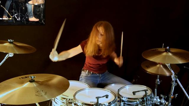 Ace of Spades (Motörhead); drum cover by Sina смотреть онлайн