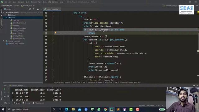 #6. How to extract issues from a GitHub project | PyGithub | SEAS Research Lab смотреть онлайн