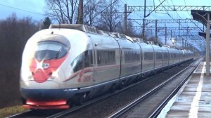 СКОРОСТНЫЕ ПОЕЗДА В ТВЕРСКОЙ ГУБЕРНИИ (САПСАН И ЛАСТОЧКА НА ВЫСОКИХ СКОРОСТЯХ)