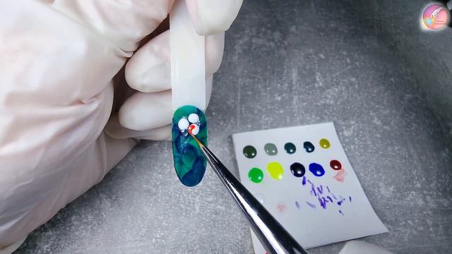 КАК РИСОВАТЬ ОСТРОЛИСТ / дизайн ногтей / christmas nails смотреть онлайн