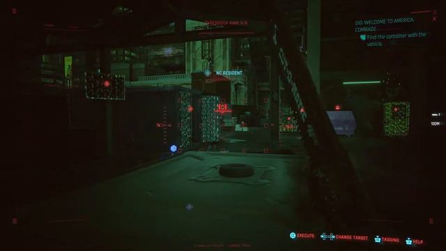 Cyberpunk 2077 - Gig Welcome To America: Find The Container with The Vehicle and Plant GPS Tracker смотреть онлайн