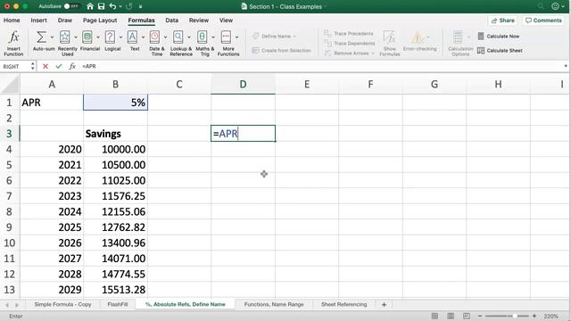 Define Name Feature Excel смотреть онлайн