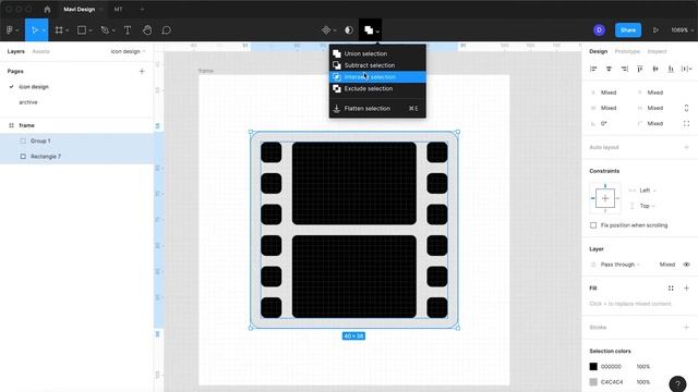 How to Create a Film (Movie) Icon in Figma (Full Process) смотреть онлайн