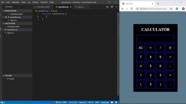 Calculator - HTML5, CSS and JavaScript | Speed Coding | With Source Code смотреть онлайн