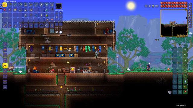 Terraria 1.4 ВСЕ ЕЩЕ КОПАЕМ И ИССЛЕДУЕМ ДОРОГУ В АД МАСТЕР МОД #7 смотреть онлайн