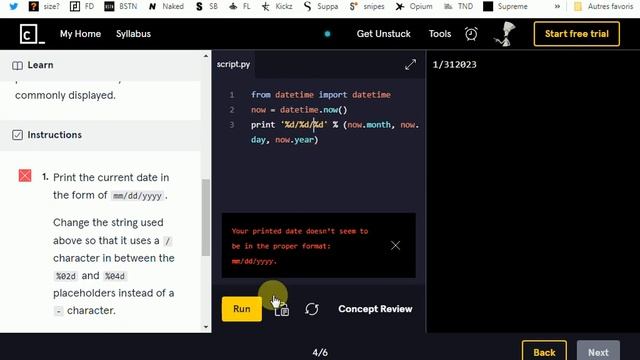 python 2 avec codeacademy : le module datetime смотреть онлайн