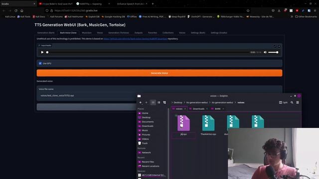 how to use BARK AI voice cloning locally смотреть онлайн
