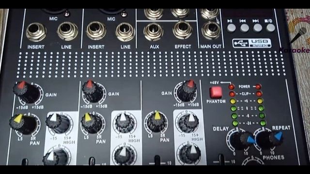 Audio Mixer 4 Channel Audio Mixer (Metal Body) Sound Mixing Console with Bluetooth USB смотреть онлайн