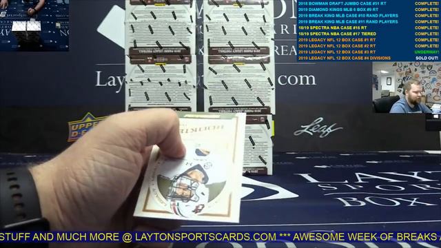 2019 Panini Legacy Football Hobby 12 Box Case Break #3 смотреть онлайн