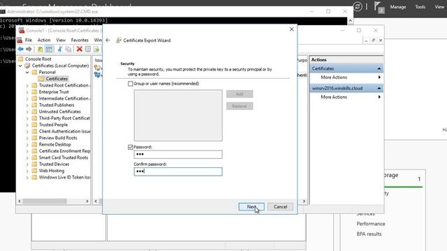 How to export certificate to pfx смотреть онлайн