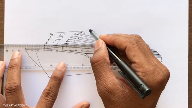 How to Draw a Cruise Ship in 2-Point Perspective смотреть онлайн