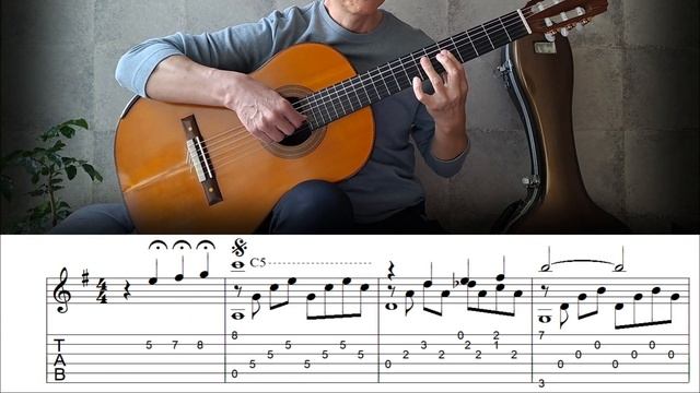 Autumn Leaves - Fingerstyle Guitar | TAB смотреть онлайн