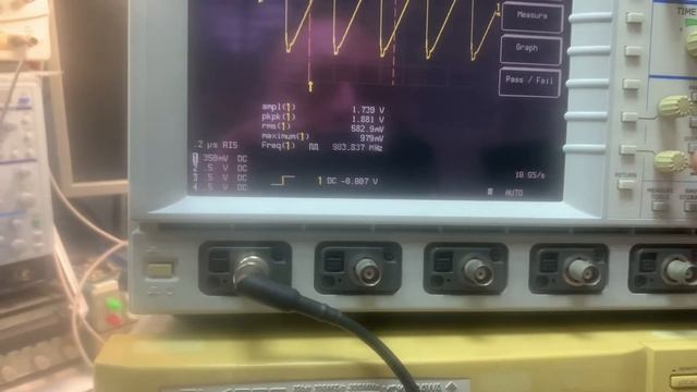 Сравнение Lecroy LT224 v/s Yokogawa DL4200 (часть 3) смотреть онлайн
