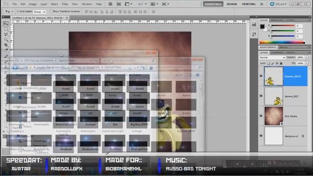Speedart | Avatar for BioBananeXXL | Photoshop CS 5.1 + Cinema 4D R12 смотреть онлайн