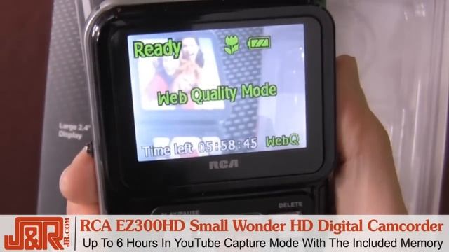 RCA EZ300HD Small Wonder HD Digital Camcorder смотреть онлайн