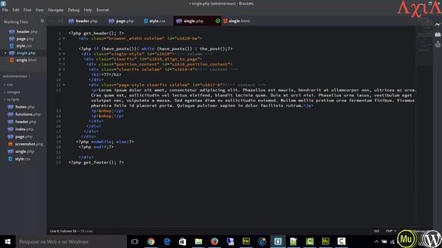 11 CONFIGURANDO AS POSTAGENS SINGLE PHP смотреть онлайн
