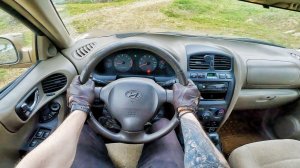 2004 Hyundai Santa Fe 2.7 AT POV Test Drive & Review