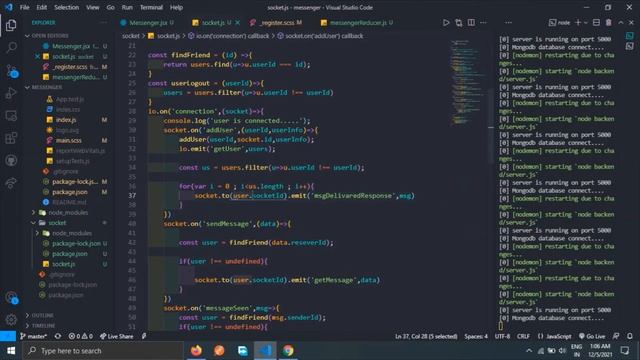 Real time Chat App React Node js Express Socket MERN STACK error solve #38 смотреть онлайн