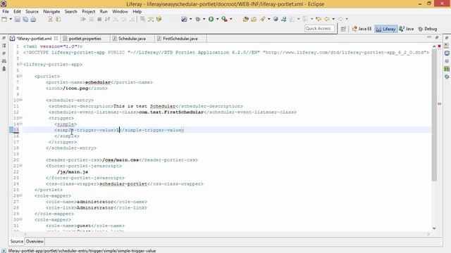 Liferay Tutorial 44 :- How to write Schedular in Liferay 6.2 смотреть онлайн