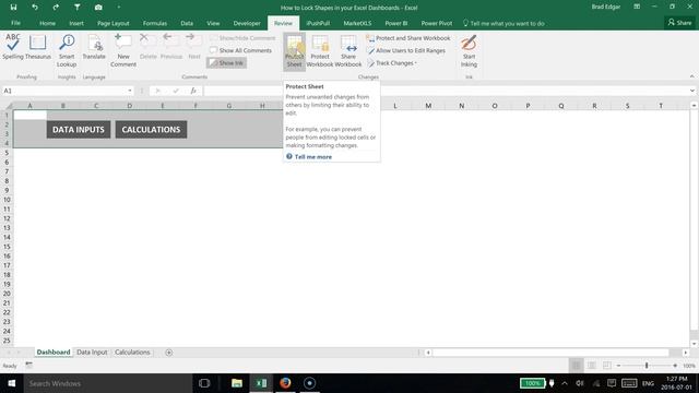 How to Lock Shapes in Your Excel Dashboards смотреть онлайн