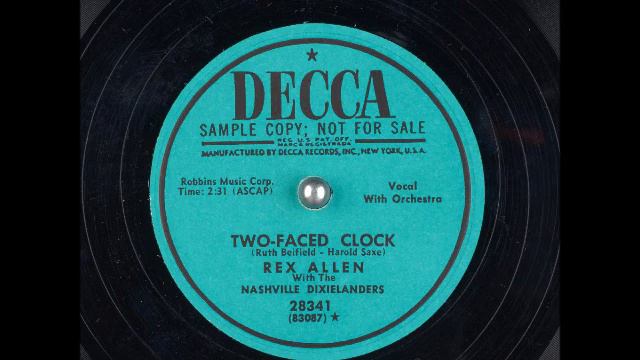 Two Faced Clock ~ Rex Allen and The Nashville Dixielanders (1952) смотреть онлайн