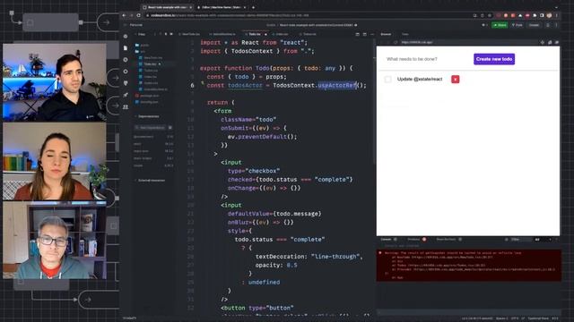 Stately Stream: Simple React todo app with createActorContext смотреть онлайн