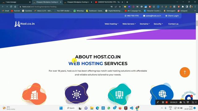 Host.co.in Web Hosting Review 2023 | Cheap and Best Hosting | Free Domain Name | Wordpress Hosting смотреть онлайн