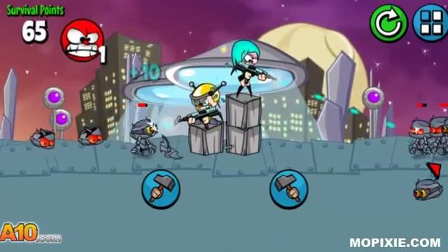 Robots Can't Jump Gameplay Walkthrough • Mopixie.com смотреть онлайн